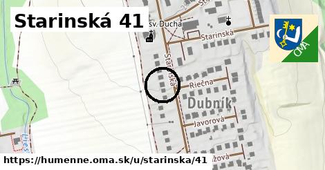 Starinská 41, Humenné