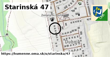 Starinská 47, Humenné