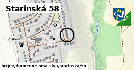 Starinská 58, Humenné
