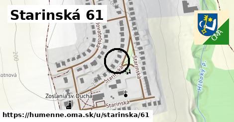 Starinská 61, Humenné