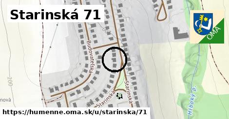 Starinská 71, Humenné