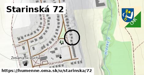 Starinská 72, Humenné