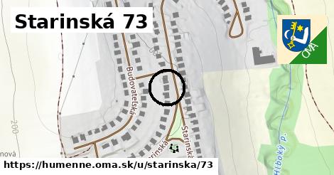 Starinská 73, Humenné