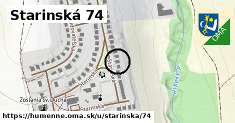 Starinská 74, Humenné