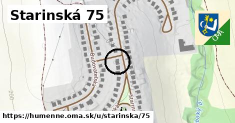 Starinská 75, Humenné