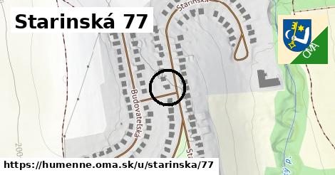 Starinská 77, Humenné