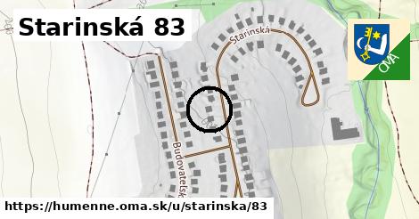 Starinská 83, Humenné