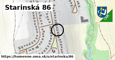 Starinská 86, Humenné