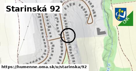 Starinská 92, Humenné