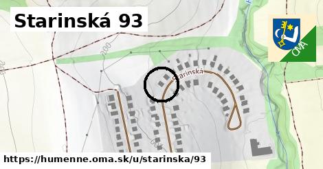 Starinská 93, Humenné