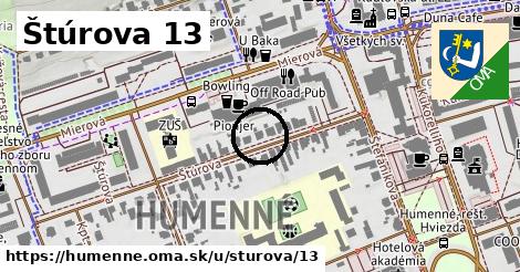 Štúrova 13, Humenné