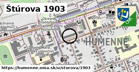 Štúrova 1903, Humenné