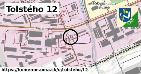 Tolstého 12, Humenné