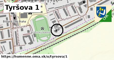 Tyršova 1, Humenné