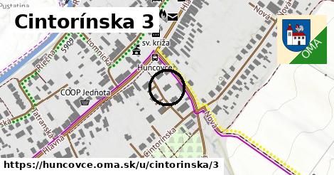 Cintorínska 3, Huncovce