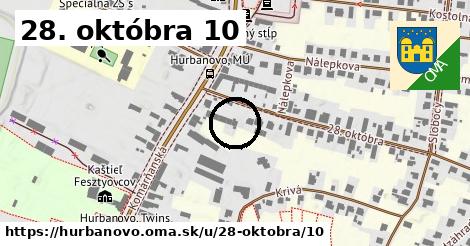 28. októbra 10, Hurbanovo