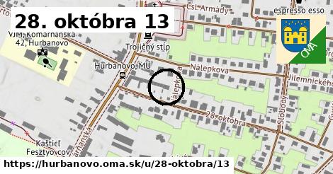 28. októbra 13, Hurbanovo