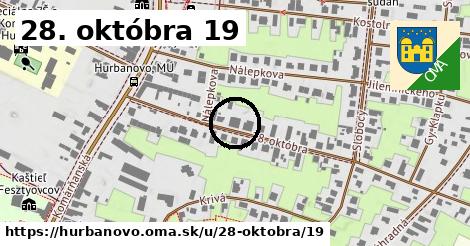 28. októbra 19, Hurbanovo