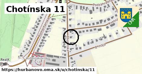 Chotínska 11, Hurbanovo