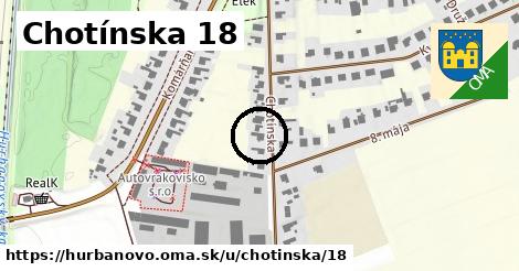 Chotínska 18, Hurbanovo