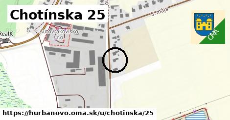 Chotínska 25, Hurbanovo