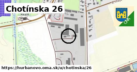 Chotínska 26, Hurbanovo