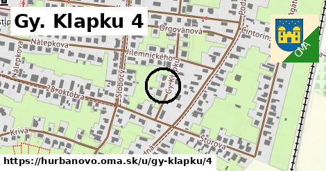 Gy. Klapku 4, Hurbanovo