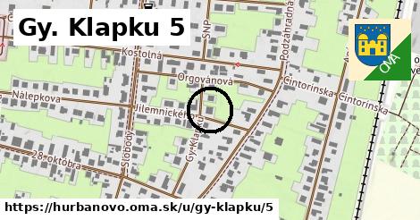 Gy. Klapku 5, Hurbanovo