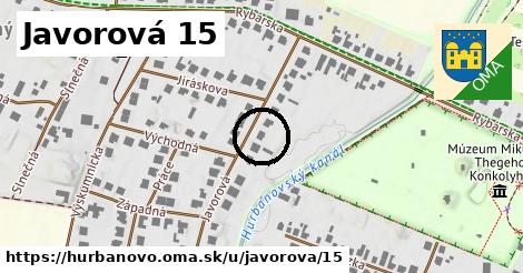 Javorová 15, Hurbanovo