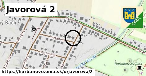 Javorová 2, Hurbanovo