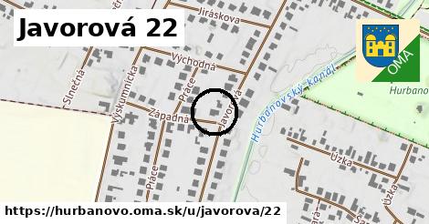 Javorová 22, Hurbanovo
