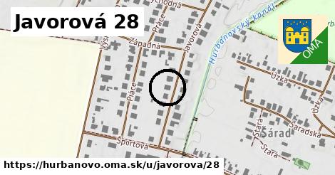 Javorová 28, Hurbanovo