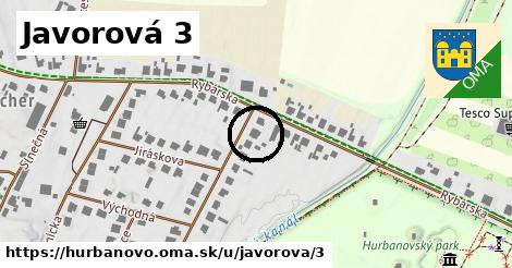 Javorová 3, Hurbanovo