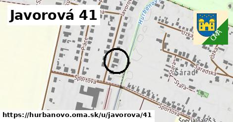 Javorová 41, Hurbanovo