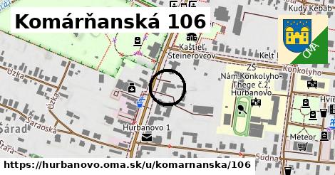 Komárňanská 106, Hurbanovo