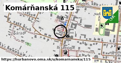 Komárňanská 115, Hurbanovo