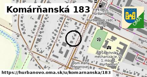 Komárňanská 183, Hurbanovo