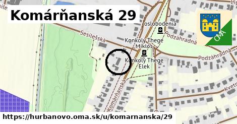 Komárňanská 29, Hurbanovo