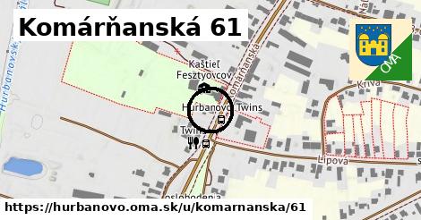 Komárňanská 61, Hurbanovo