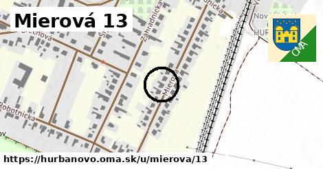 Mierová 13, Hurbanovo