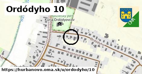 Ordódyho 10, Hurbanovo