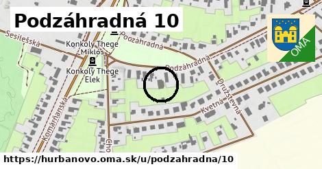 Podzáhradná 10, Hurbanovo