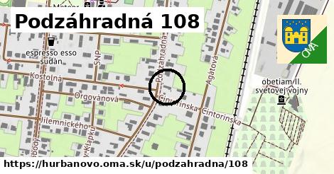 Podzáhradná 108, Hurbanovo