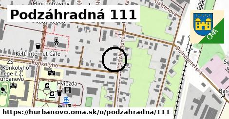 Podzáhradná 111, Hurbanovo