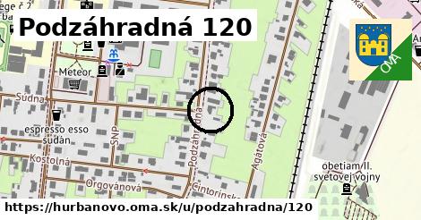 Podzáhradná 120, Hurbanovo