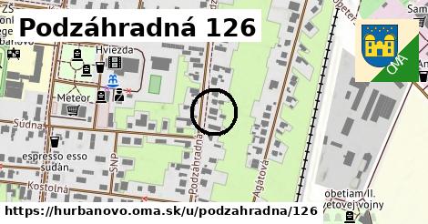 Podzáhradná 126, Hurbanovo