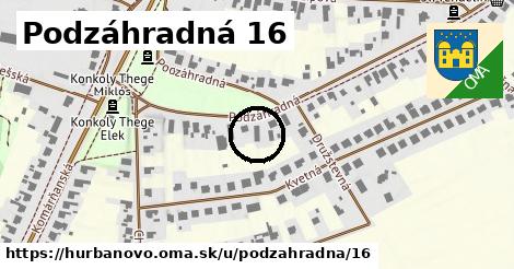 Podzáhradná 16, Hurbanovo