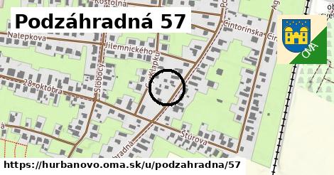 Podzáhradná 57, Hurbanovo