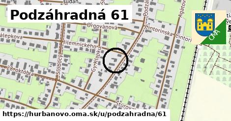 Podzáhradná 61, Hurbanovo