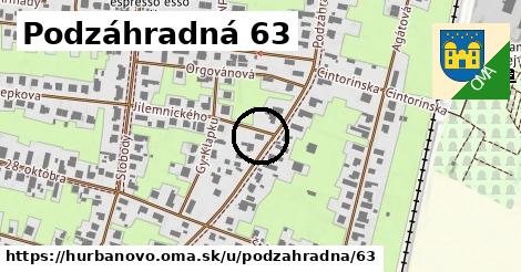 Podzáhradná 63, Hurbanovo